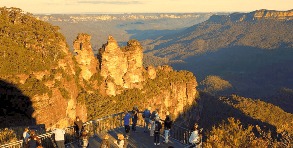 Von Sydney aus: Blue Mountains Sightseeing und Sonnenuntergang Tagestour