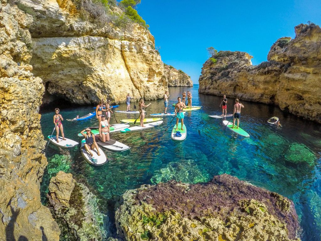 Ibiza: Stand-Up-Paddle-Boarding-Ausflug zu geheimen Höhlen