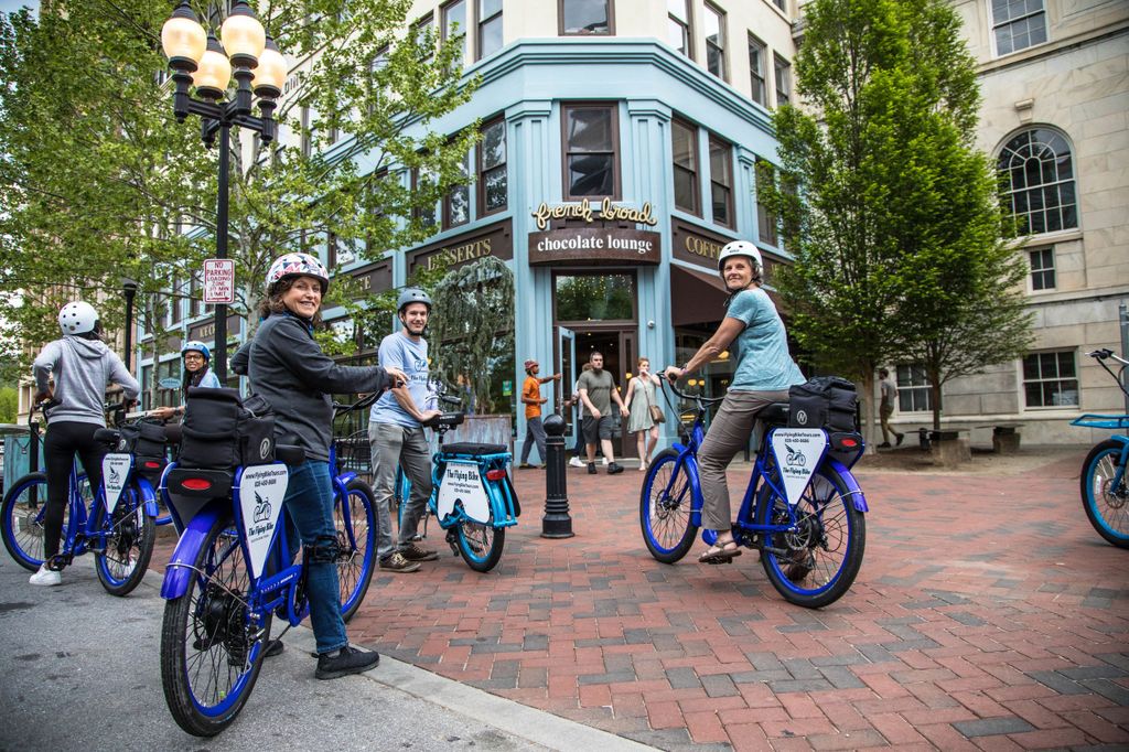 Asheville: E-Bike-Tour durch die Innenstadt