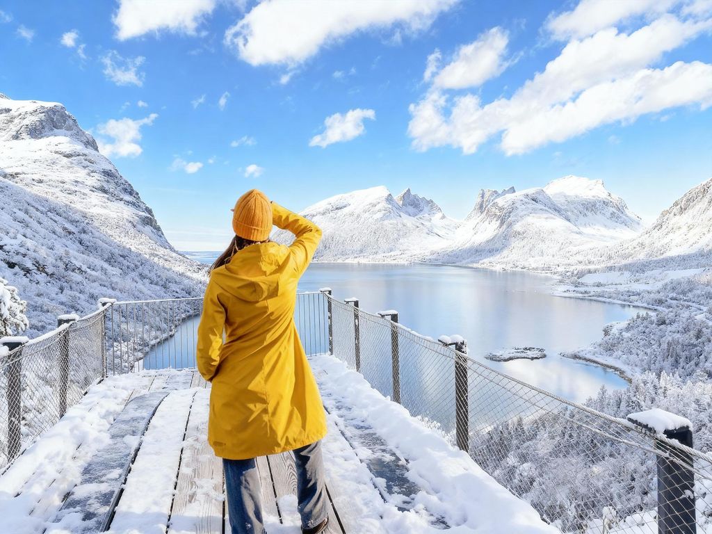Tromsø: Ganztägige Tour auf der Nationalen Landschaftsstraße Senja
