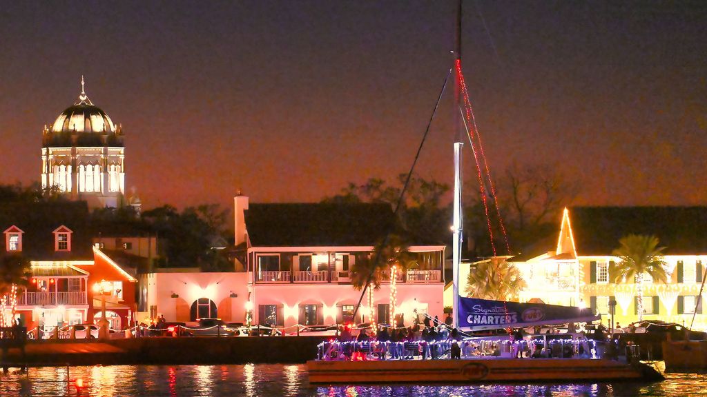 St. Augustine: Nights of Lights Cruise mit Musik und Getränken