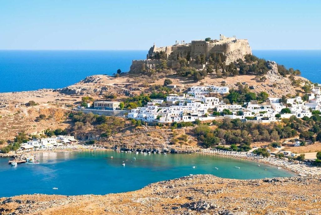 Rhodos: Lindos Express mit dem Bus tagsüber oder abends