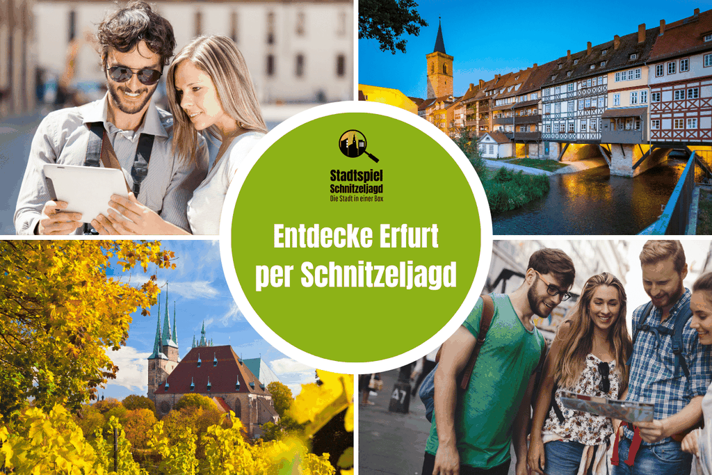 Erfurt: Schnitzeljagd, selbstgeführte Highlights-Tour