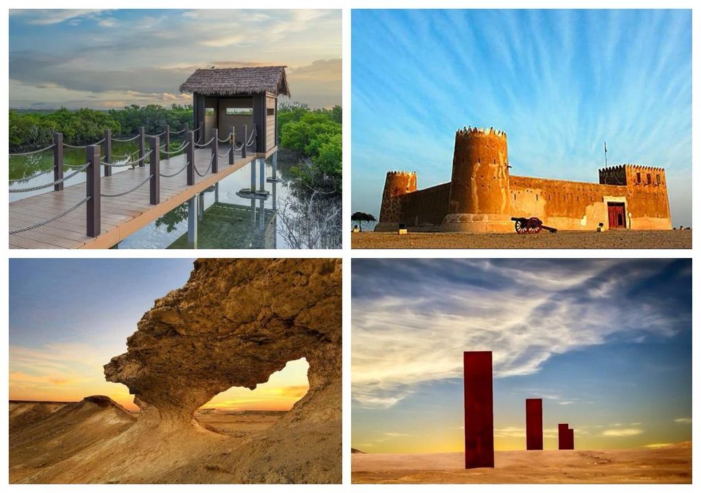 Ab Doha: Tagestour in den Norden und Westen Katars mit Abholung