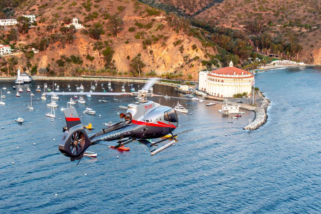 Santa Monica: Hubschraubertransfer zur Insel Catalina