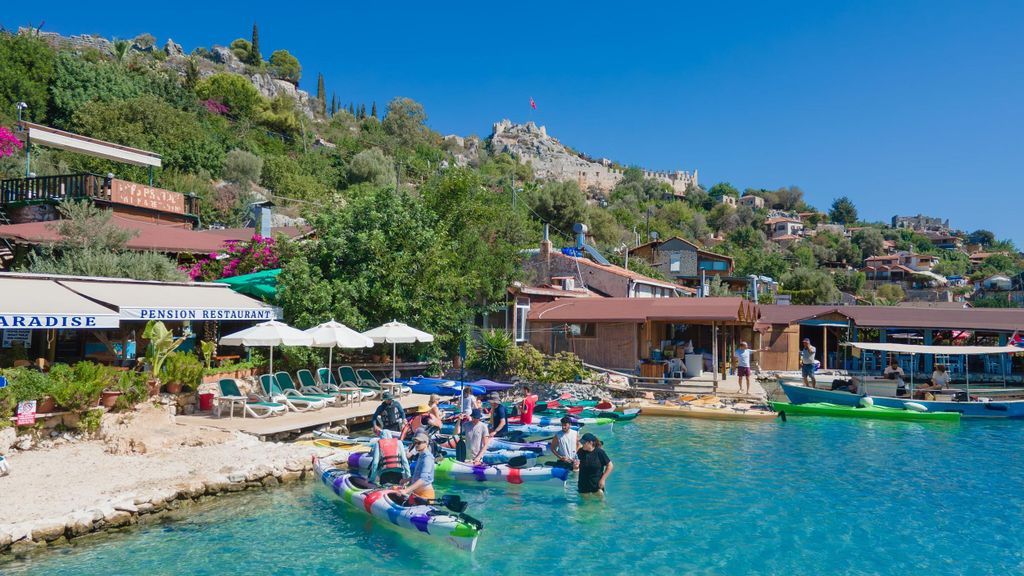Von Kas aus: Geführte Kekova Seekajaktour