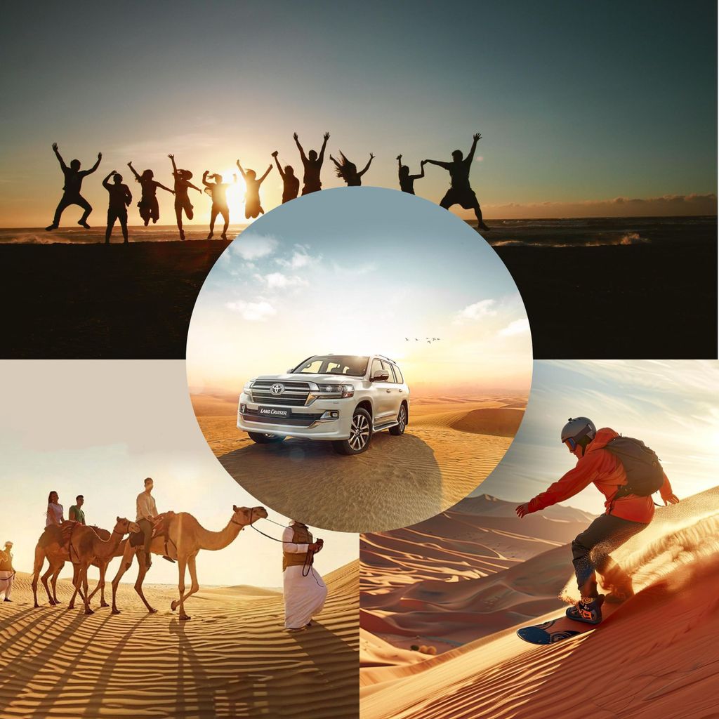 Doha: Wüstensafari, Sandboarding, Kamelreiten und Binnenmeer
