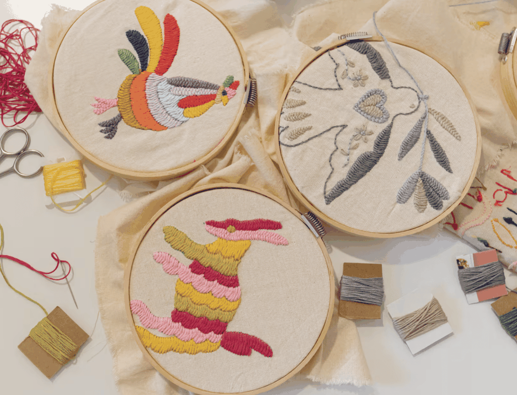 Mérida: Mexikanischer Stickworkshop mit Materialien inklusive