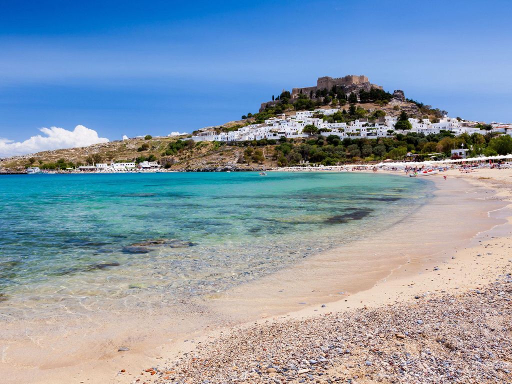 Rhodos: Bootsfahrt nach Lindos mit Badestopps