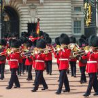 Royal Guards vor dem Buckingham Palace