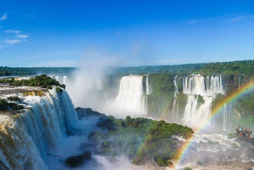 Puerto Iguazú: Halbtägige Panorama-Tour zu den brasilianischen Wasserfällen