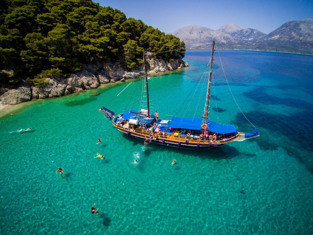 Ab Nydri: Tagesausflug zu den Vergessenen Inseln von Lefkada mit Mittagessen