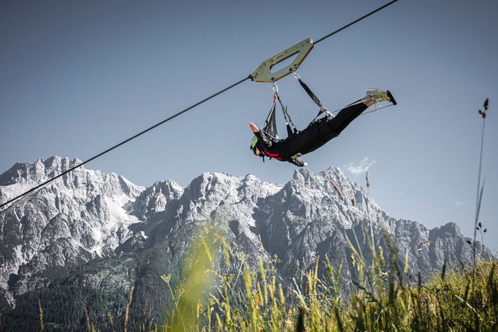 Leogang: Flying Fox XXL Flug