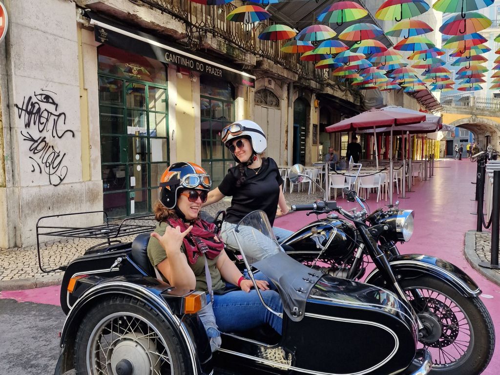 Lissabon: Sidecar Tour