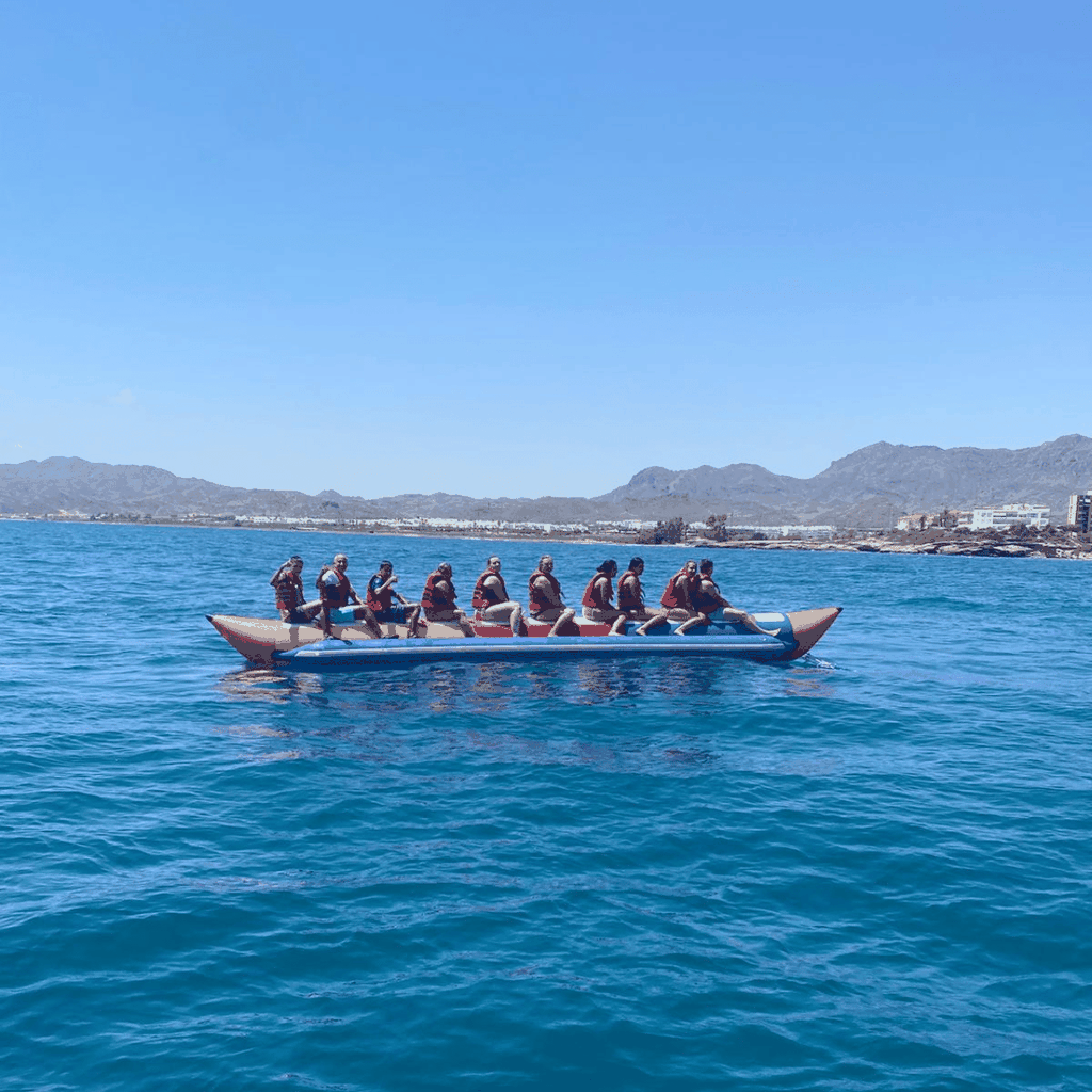 Águilas: Bananenboot-Bootsfahrt mit Blick auf die Küste