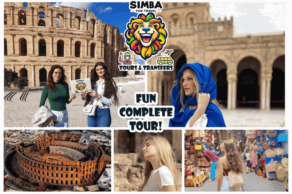 Lustige VIP-Tour: El Jem, Kairouan & Monastir/Sousse, alle abholen