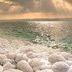 Salz am Toten Meer