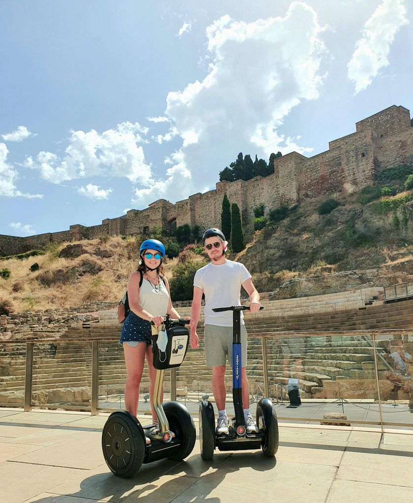 Segway-Tour in Málaga: Gibralfaro-Schloss, Hafen & Stierkampfarena
