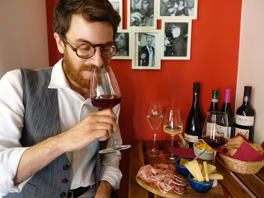 Boutique-Weinprobe im Stadtzentrum von Turin