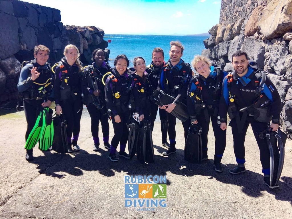 Tauchtaufe in Playa Blanca