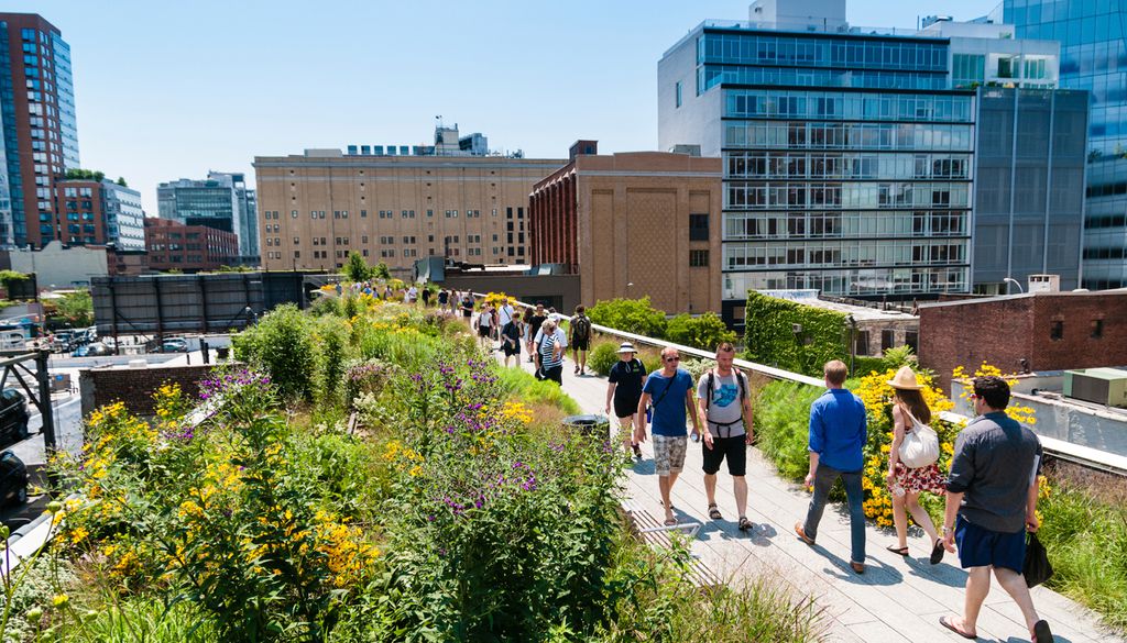 2,33 Kilometer Erholung pur mitten in New York City: der High Line Park 