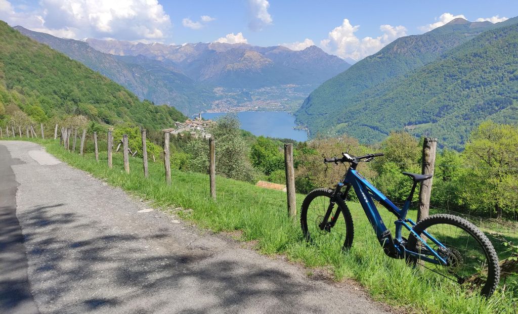 Luganersee: E-Bike-Tour auf dem Balkon Italiens – Monte Sighignola