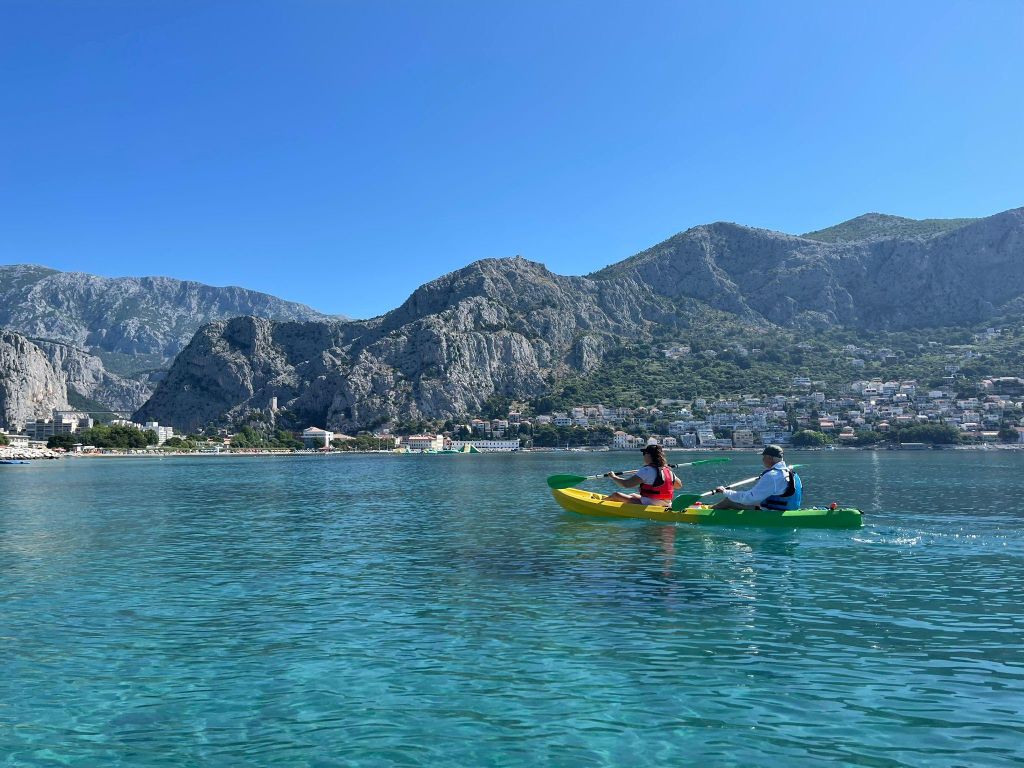 Split/Omiš – Geführte Fluss- und Seekajaktour + Schnorcheltour