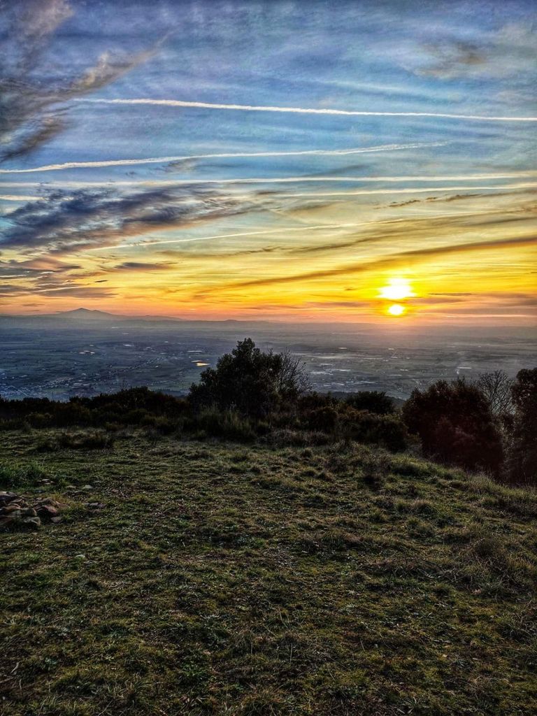 Arezzo: Aperitif bei Sonnenuntergang auf dem Monte Lignano – super!