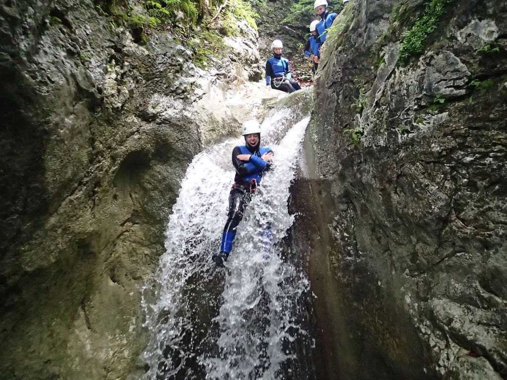 Der Bleder See: Rafting- und Canyoning-Ausflug mit Fotos