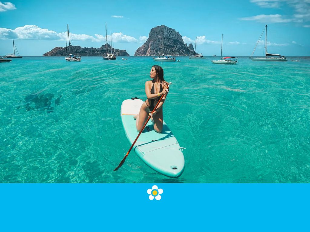 Ibiza: Halbtägige Formentera-Tour mit offener Bar & Paella