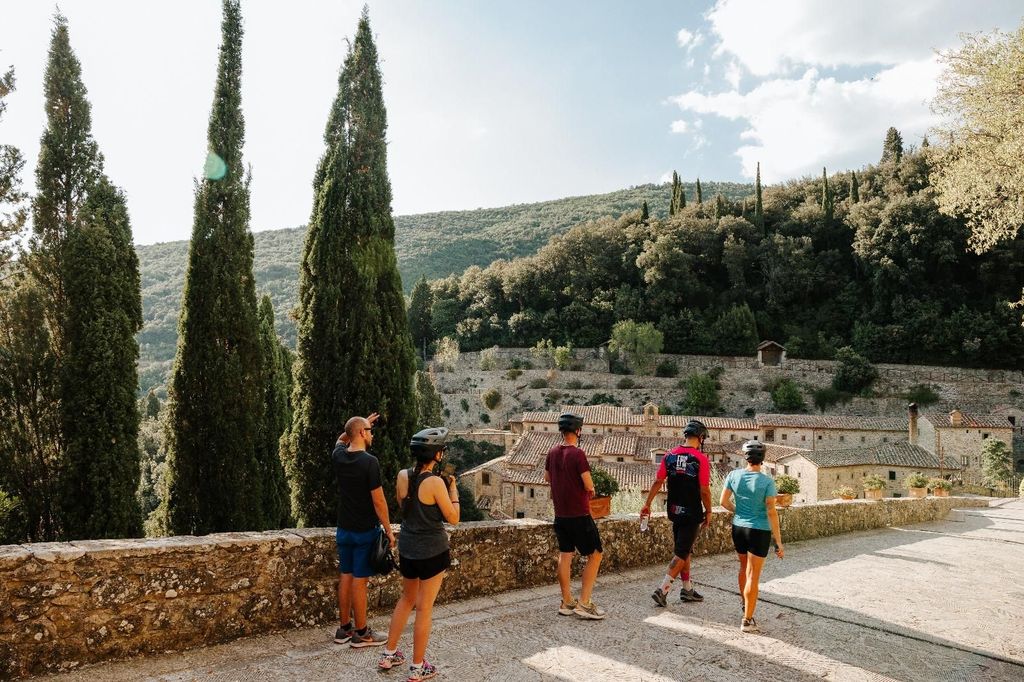 Cortona bei Sonnenuntergang: Pizza-Verkostung + eBike-Tour durch das Dorf