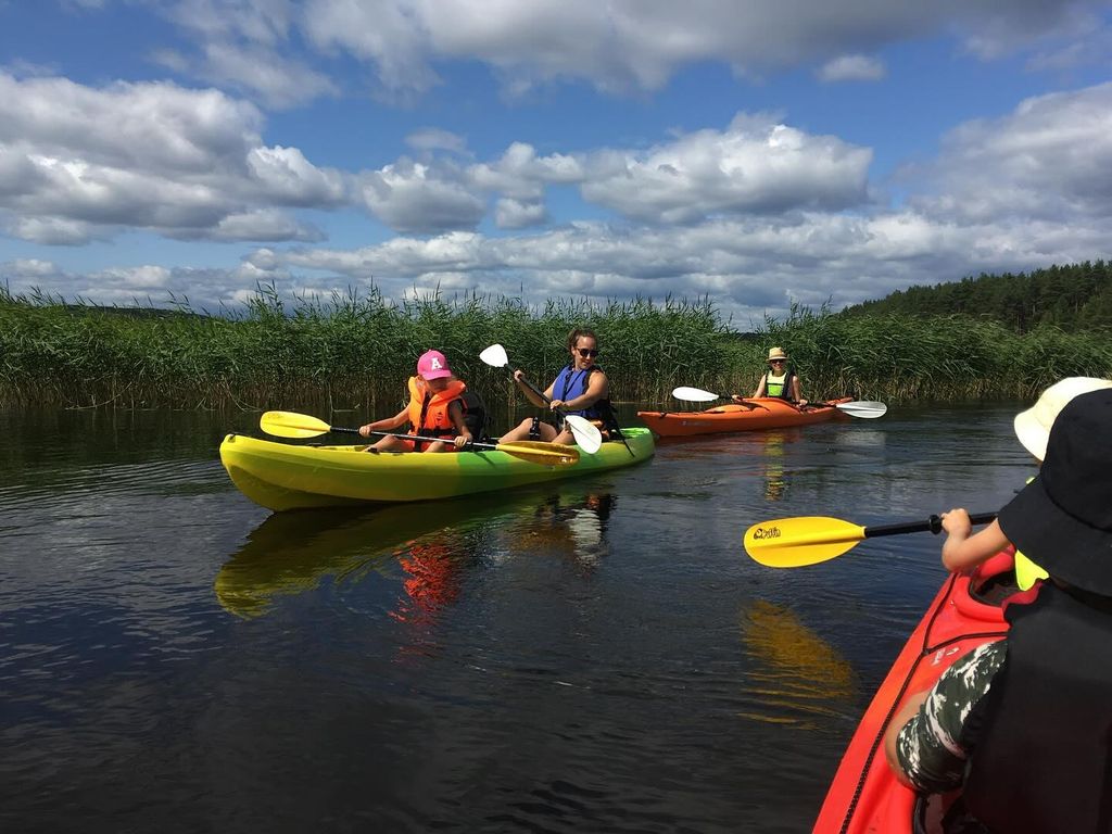 Dalarna: Doppelkajak-Verleih auf dem See Runn-Archipel