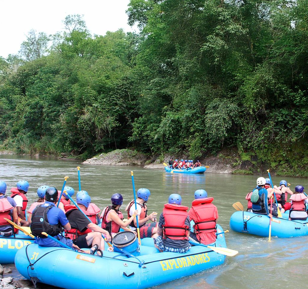 San José Karibik Arenal Pacuare Wandern und Rafting 2-tägige Tagestour