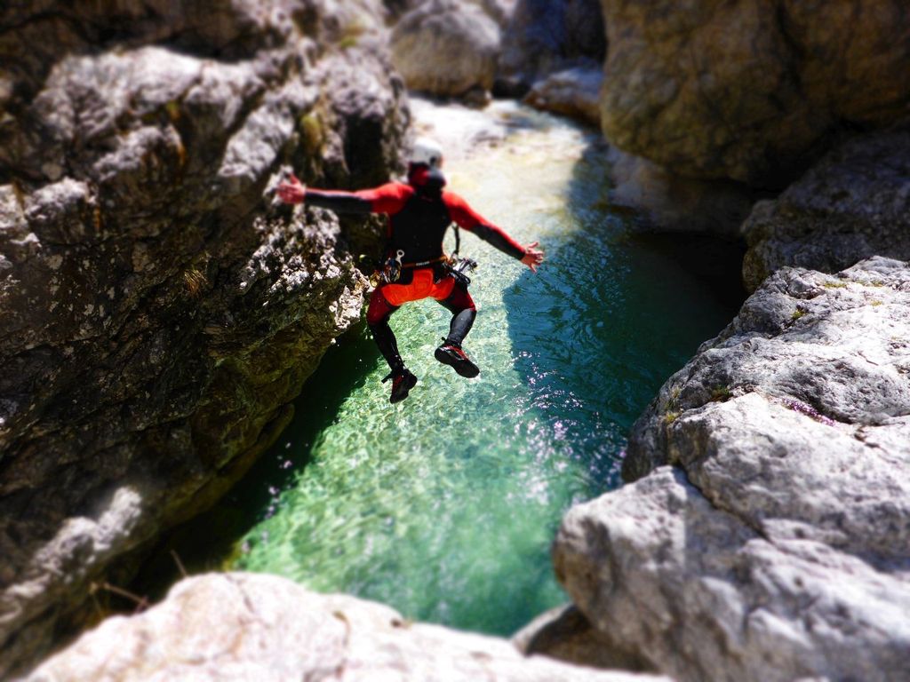 Baumgarten: Canyoning-Abenteuer für Fortgeschrittene