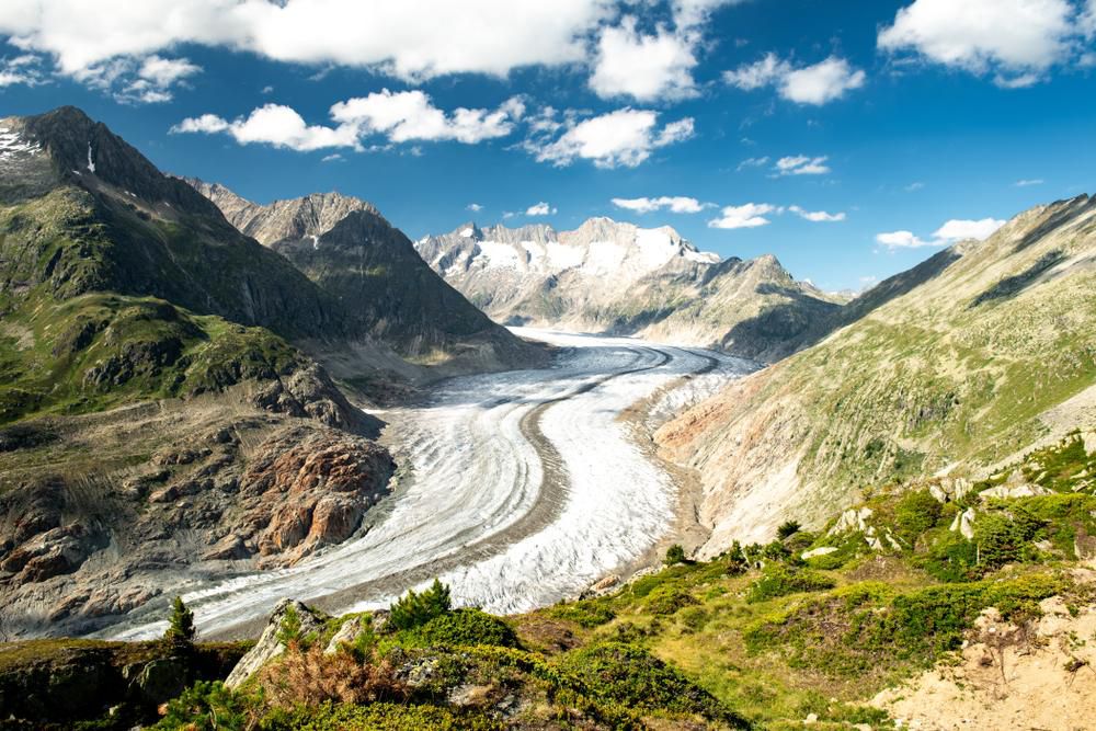 Aletschgletscher  Berner Oberland Bern MARCO POLO