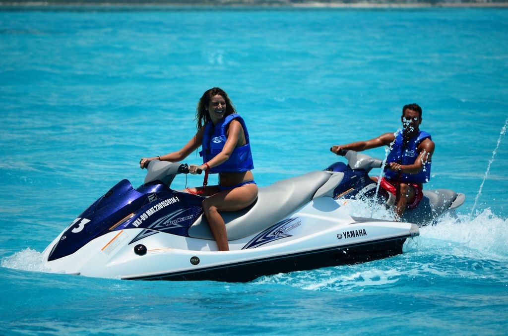 Cancun: Waverunner in der Nichupte Lagune