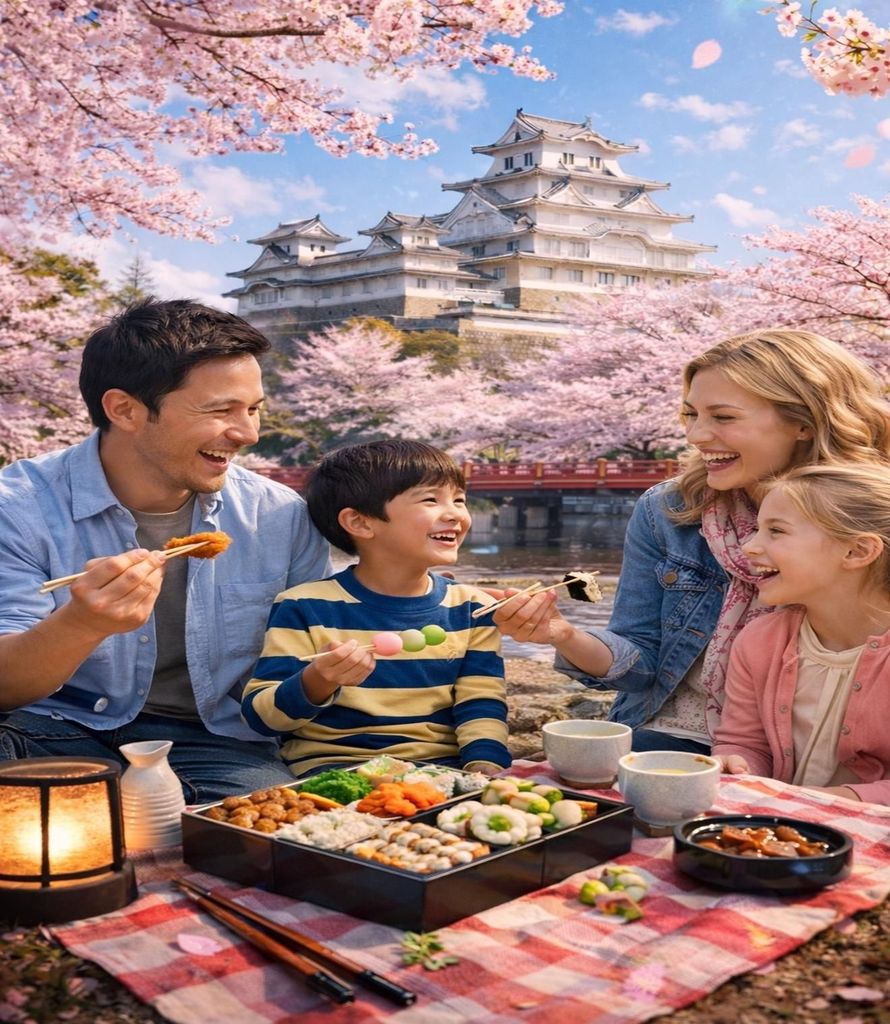 Himeji: Kirschblüten-Picknick-Tour mit Essen & Getränken