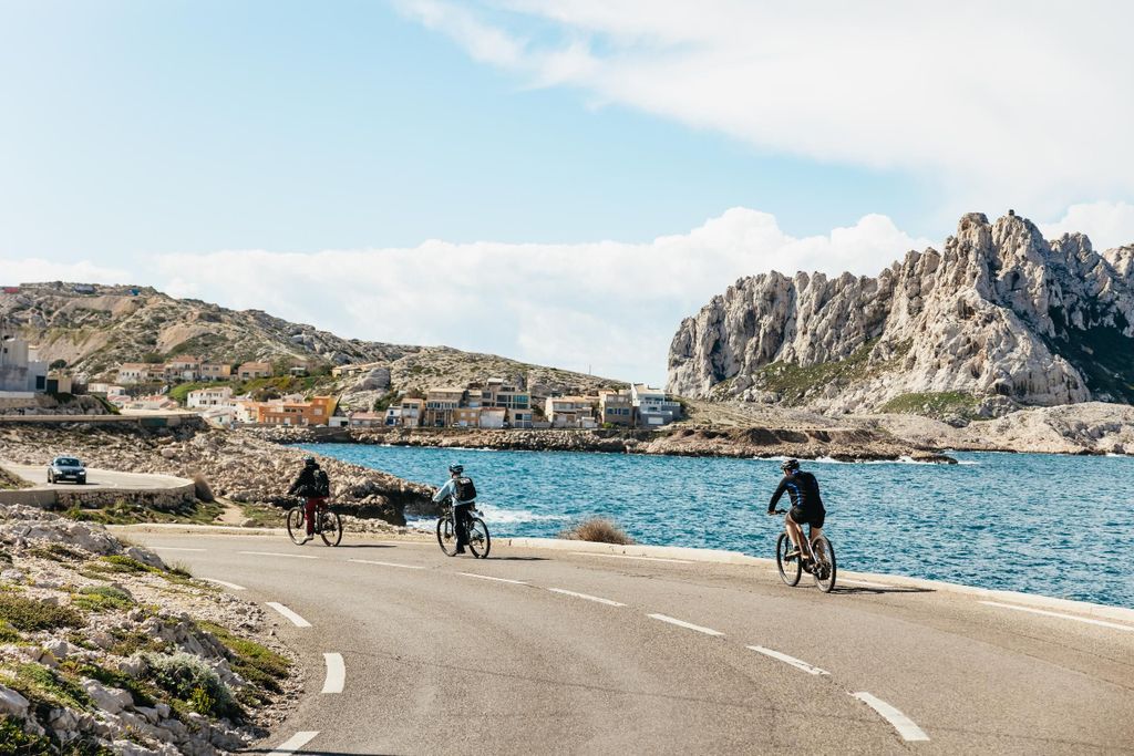 Von Marseille: Geführte E-Bike-Tour zur Calanque de Sormiou