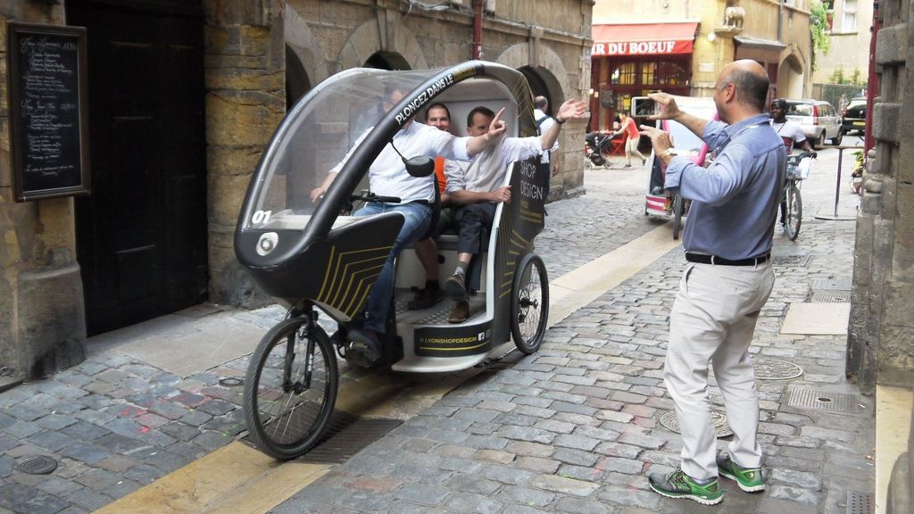 Lyon: 1 oder 2-stündige Pedicab Tour