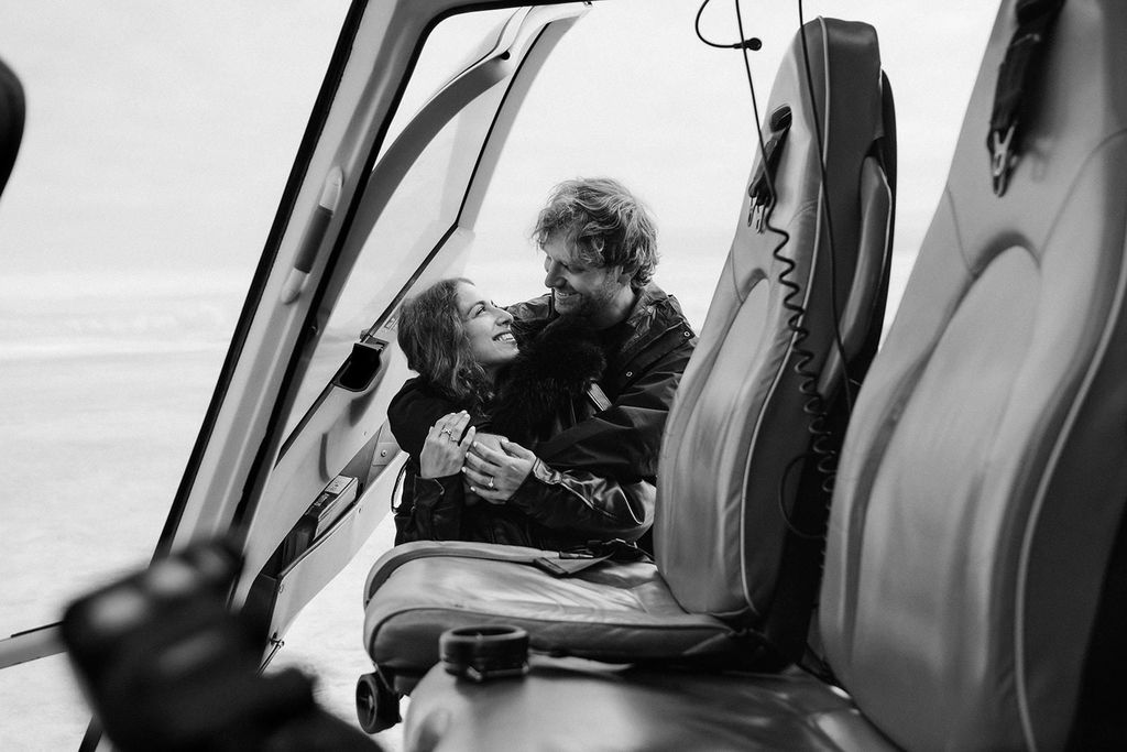 Heiratsantrag auf dem Berg Esja