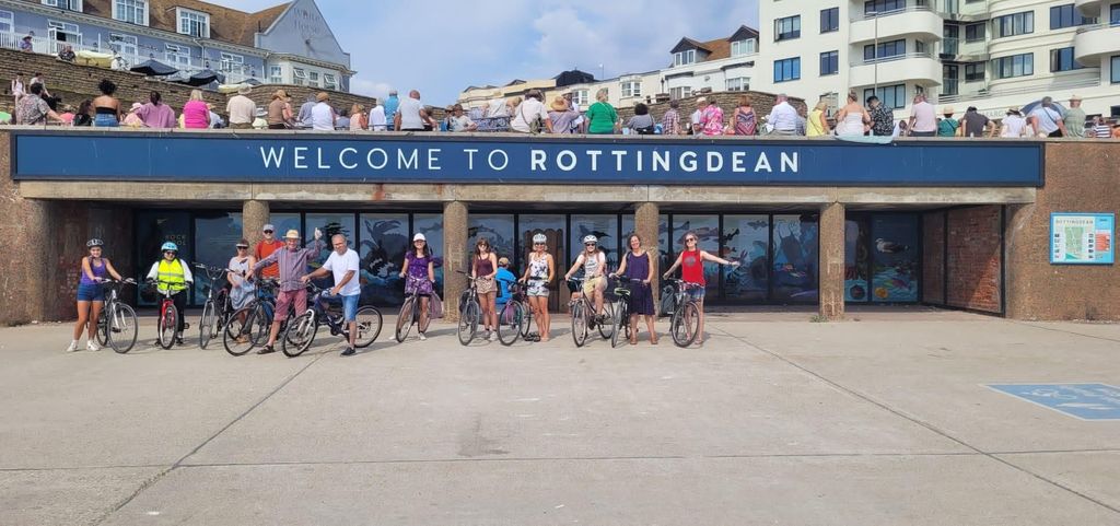 Brighton: Radtour entlang der Küste nach Rottingdean