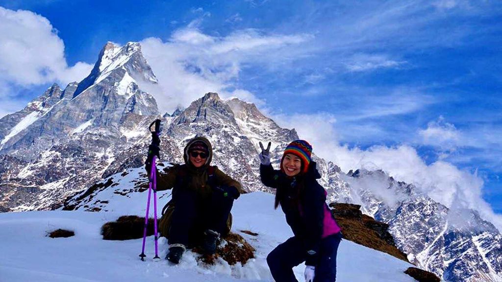 Pkr. Backpacker Gruppe Dep.: 4 Tage Mardi Himal Base Camp Trek