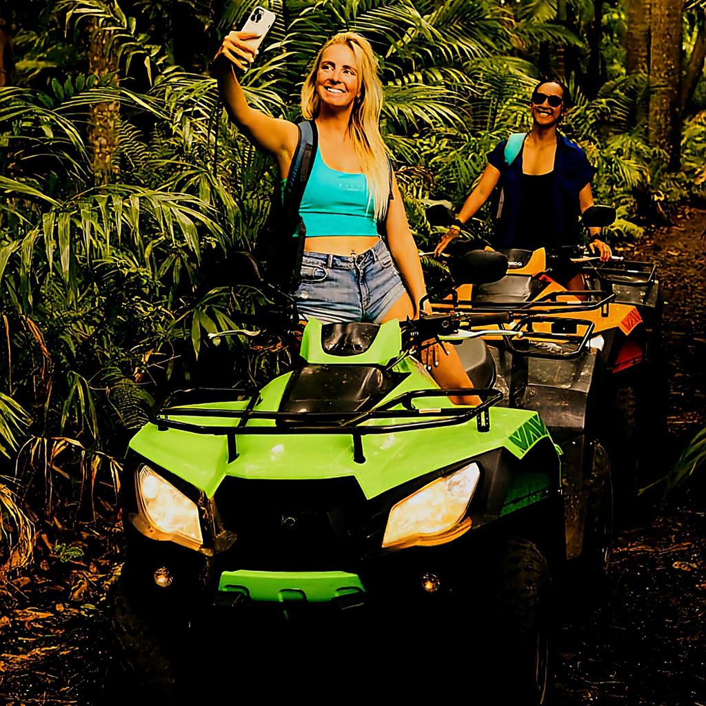 Süden von Mauritius Quadbike und Schnorcheln Blue Bay