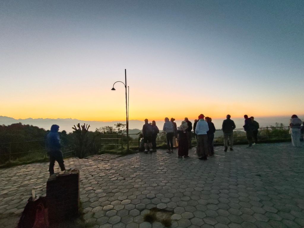 Kathmandu: 7 UNESCO-Stätten, Sonnenaufgang von Nagarkot mit Essen