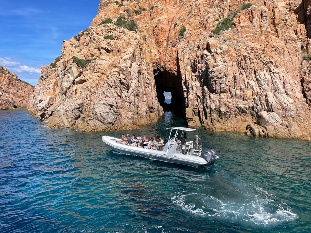 Croisière Calanques de Piana - Baignade bateau 12 Plätze