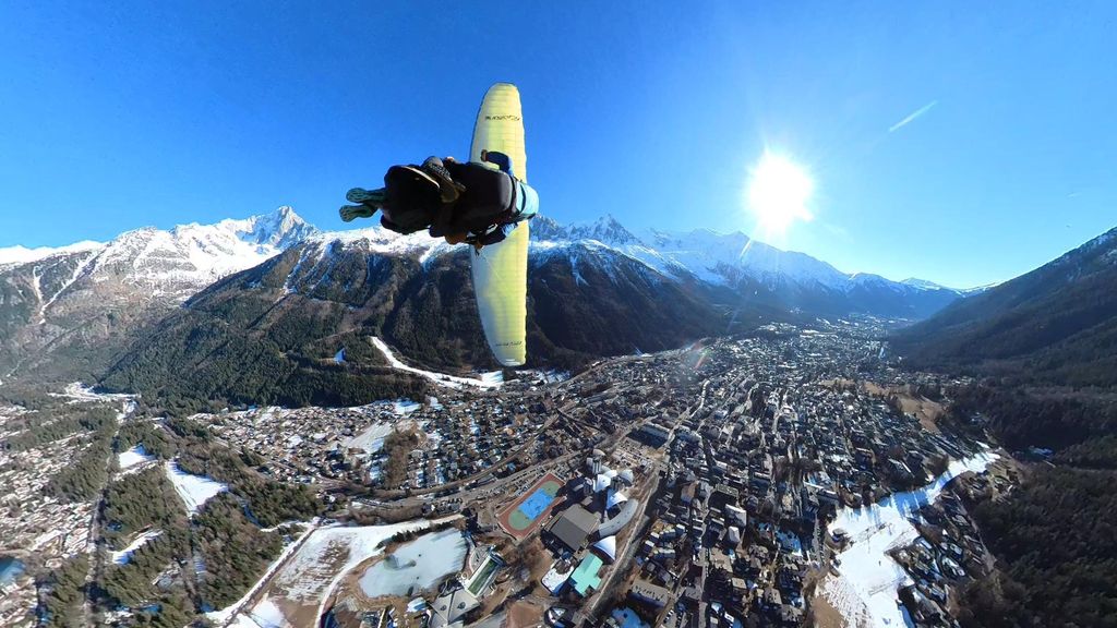 Chamonix: Tandem-Gleitschirmflug mit Video