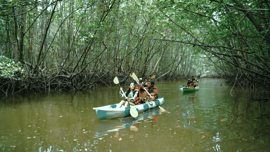 Krabi: Kajak im Mangrovenwald mit Essen in Ao Nang