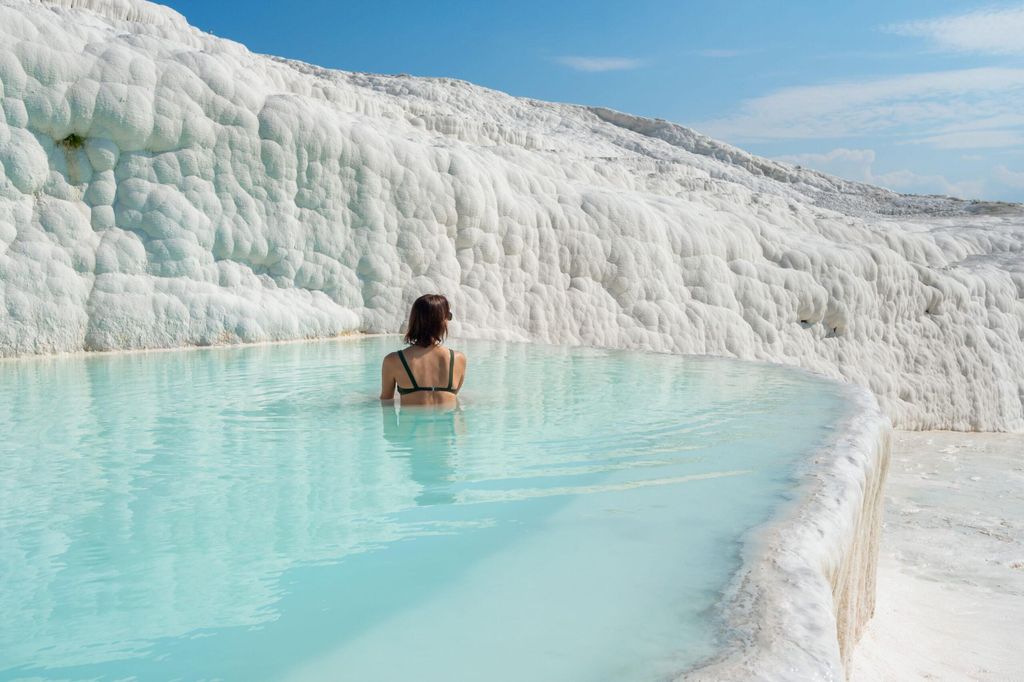 Von Marmaris aus: Pamukkale Baumwollburg & Hierapolis Tagestour