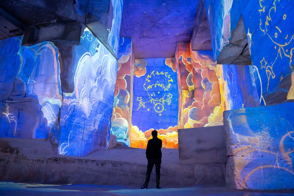 Les Baux-de-Provence: Carrières des Lumières Ticket Der kleine Prinz
