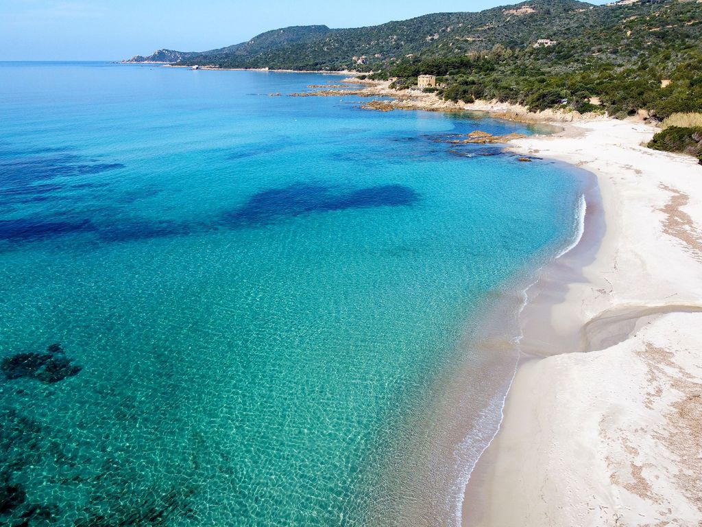 Von Porticcio: Schnellboottour zum Strand von Cupabia mit Zwischenstopps